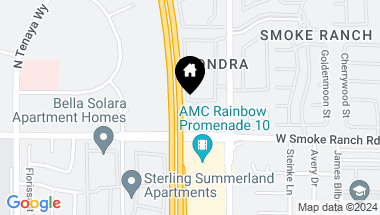 Map of 2451 North Rainbow Boulevard 2045, Las Vegas NV, 89108