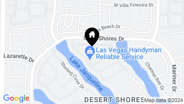 Map of 8124 Horizon Lake Drive, Las Vegas NV, 89128