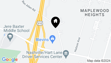 Map of 524 Ben Allen Rd, Nashville TN, 37216