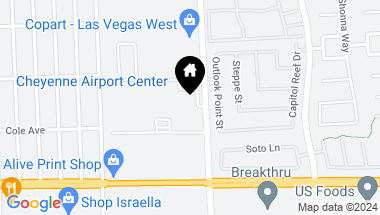 Map of 3355 Clayton, North Las Vegas NV, 89032
