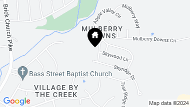 Map of 2186 Mulberry Downs Circle, Nashville TN, 37207