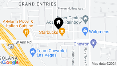 Map of 5631 Foxglove Field Street, Las Vegas NV, 89130