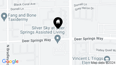 Map of 4845 Bedrock Cove Court, Las Vegas NV, 89131