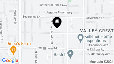 Map of 9760 Solar Avenue, Las Vegas NV, 89149