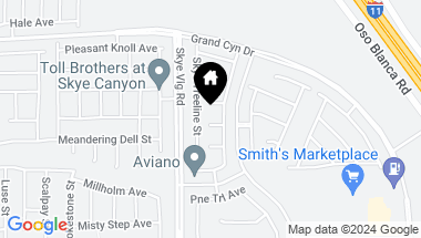 Map of 9980 Pinyon Creek Avenue, Las Vegas NV, 89166