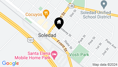 Map of 138 Dixi Street, Soledad CA, 93960