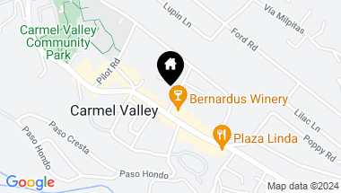 Map of 8 El Caminito RD, CARMEL VALLEY CA, 93924