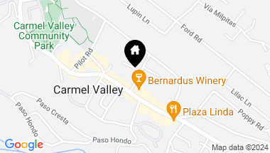 Map of 8 El Caminito Road, Carmel Valley CA, 93924