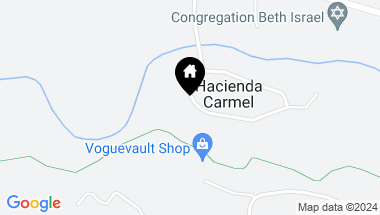Map of 196 Hacienda Carmel, Carmel CA, 93923