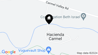 Map of 196 Hacienda, CARMEL CA, 93923