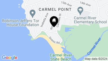Map of 26416 Carmelo ST, Carmel CA, 93923