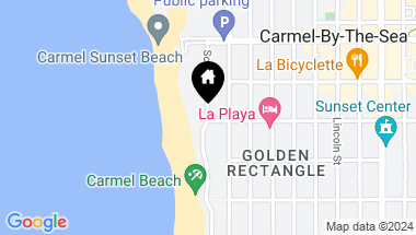 Map of 0 Scenic 6 SW of Ocean Ave., CARMEL CA, 93921