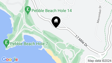 Map of 3398 17 Mile DR, PEBBLE BEACH CA, 93953