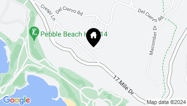 Map of 1691 Crespi LN, PEBBLE BEACH CA, 93953
