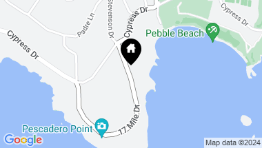 Map of 3292 17 Mile DR, PEBBLE BEACH CA, 93953