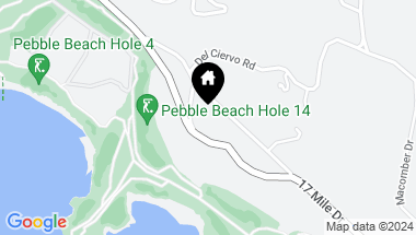 Map of 1658 Crespi LN, PEBBLE BEACH CA, 93953