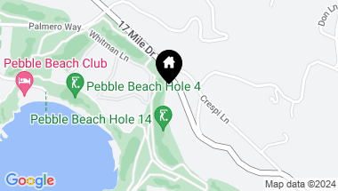 Map of 3364 17 Mile DR, PEBBLE BEACH CA, 93953