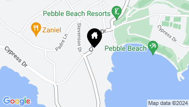 Map of 1470 Cypress DR, PEBBLE BEACH CA, 93953