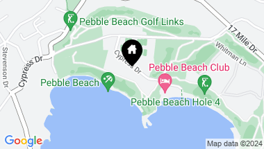 Map of 1552 Cypress DR, PEBBLE BEACH CA, 93953