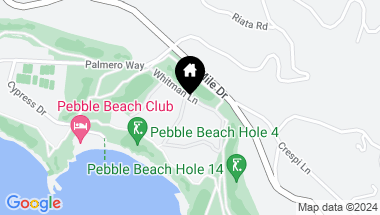 Map of 3210 Whitman PL, PEBBLE BEACH CA, 93953