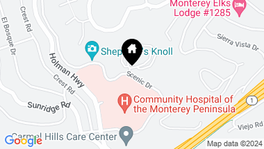 Map of 20 Shepherd's KNL, Pebble Beach CA, 93953