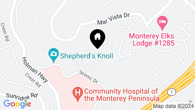 Map of 41 Shepherd's Knoll, Pebble Beach CA, 93953