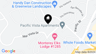 Map of 30 Monte Vista #2205, Monterey CA, 93940