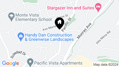 Map of 1100 Pacific ST, MONTEREY CA, 93940