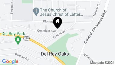 Map of 30 Quendale AVE, DEL REY OAKS CA, 93940