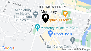 Map of 482 Alvarado Street, Monterey CA, 93940