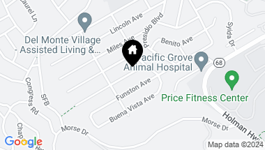 Map of 1213 Shafter AVE, PACIFIC GROVE CA, 93950