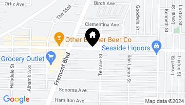 Map of 1082 Broadway AVE, SEASIDE CA, 93955