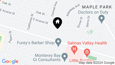 Map of 329 Hawthorne Street, Salinas CA, 93901