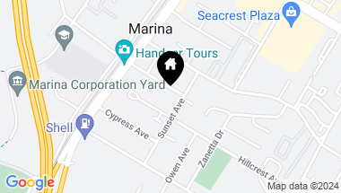 Map of 226 Palm Avenue, Marina CA, 93933