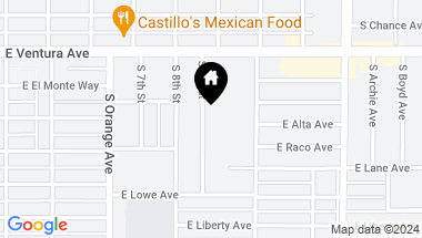 Map of 851 S 9th Street, Fresno CA, 93702