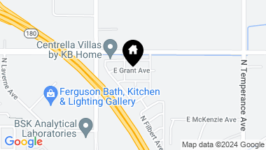 Map of 6623 E. Grant Ave., Fresno CA, 93727