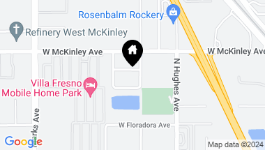 Map of 2319 W Carmen Avenue, Fresno CA, 93728