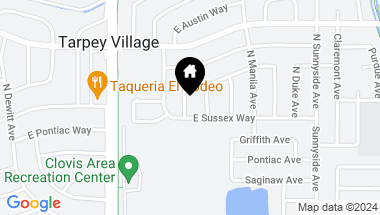 Map of 4040 N Larkin Avenue, Fresno CA, 93727