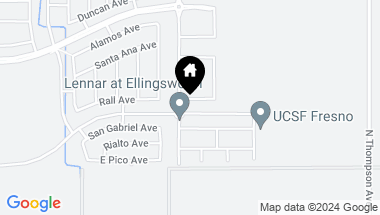 Map of 4240 Rall Avenue, Clovis CA, 93619