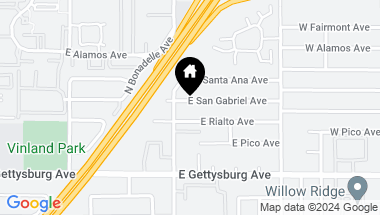 Map of 4818 E San Gabriel Avenue, Fresno CA, 93726