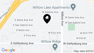 Map of 903 W Rialto Avenue, Clovis CA, 93612