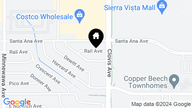 Map of 612 Rall Avenue, Clovis CA, 93612