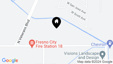 Map of 6392 W Shaw Avenue, Fresno CA, 93723