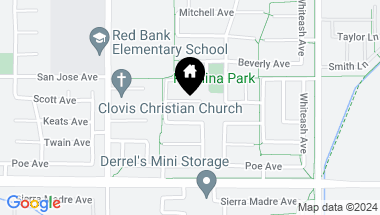 Map of 3152 Scott Avenue, Clovis CA, 93619