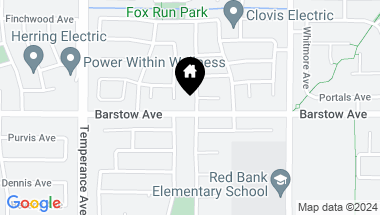 Map of 1192 Carson Avenue, Clovis CA, 93611