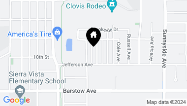 Map of 952 Rosebrook Drive, Clovis CA, 93612