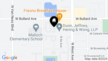 Map of 2121 W Rue St Michel, Fresno CA, 93711