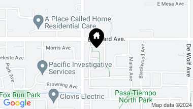 Map of 3033 Celeste Avenue, Clovis CA, 93619