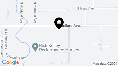 Map of 9317 E Bullard Avenue, Clovis CA, 93619