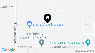 Map of 13300 E Bullard Avenue, Clovis CA, 93619